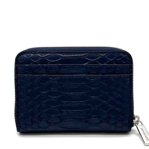 Michael Kors Medium ZA Card Case Wallet Navy Blue (NWT) - Picture 5 of 7